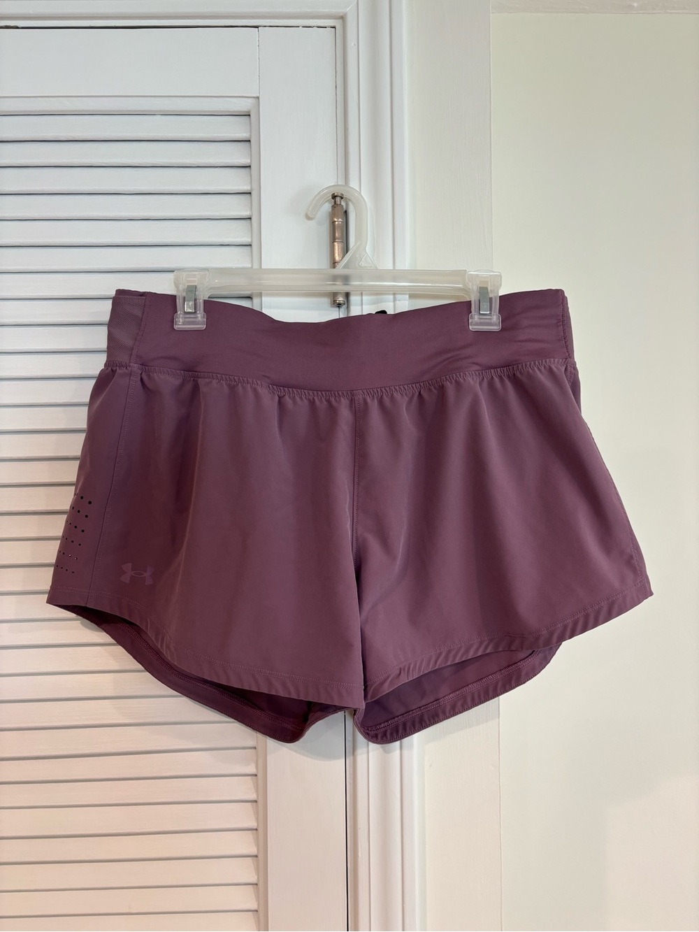 Under Armour Plum Women's Athletic Running Shorts